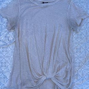 White Sheer Cross Top